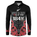 Toitu Te Tiriti 1840 Aotearoa Button Sweatshirt Stand Together Stand Stronger