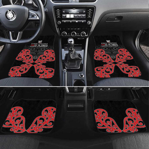 Toitu Te Tiriti 1840 Aotearoa Car Mats Stand Together Stand Stronger