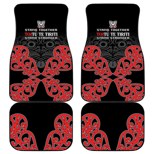 Toitu Te Tiriti 1840 Aotearoa Car Mats Stand Together Stand Stronger