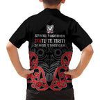 Toitu Te Tiriti 1840 Aotearoa Family Matching Puletasi and Hawaiian Shirt Stand Together Stand Stronger
