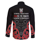 Toitu Te Tiriti 1840 Aotearoa Family Matching Tank Maxi Dress and Hawaiian Shirt Stand Together Stand Stronger