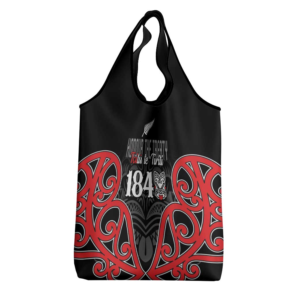 Toitu Te Tiriti 1840 Aotearoa Grocery Bag Stand Together Stand Stronger