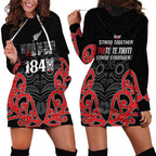 Toitu Te Tiriti 1840 Aotearoa Hoodie Dress Stand Together Stand Stronger