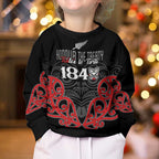 Toitu Te Tiriti 1840 Aotearoa Kid Ugly Christmas Sweater Stand Together Stand Stronger