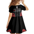 Toitu Te Tiriti 1840 Aotearoa Kid Short Sleeve Dress Stand Together Stand Stronger