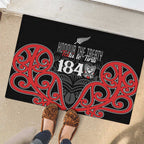 Toitu Te Tiriti 1840 Aotearoa Rubber Doormat Stand Together Stand Stronger