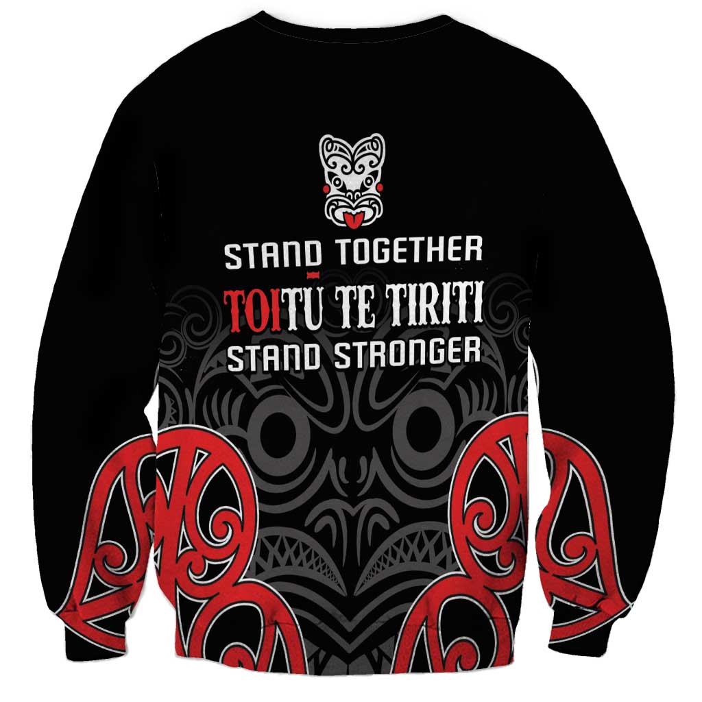 Toitu Te Tiriti 1840 Aotearoa Sweatshirt Stand Together Stand Stronger