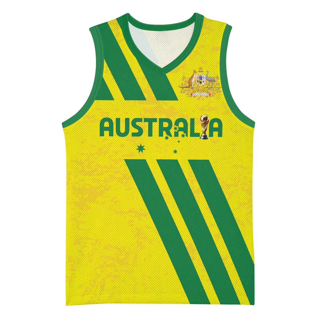 Custom Soccer 2026 Australia Basketball Jersey Socceroos Go Glory
