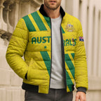 Custom Soccer 2026 Australia Bomber Puffer Jacket Socceroos Go Glory