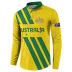 Custom Soccer 2026 Australia Button Sweatshirt Socceroos Go Glory