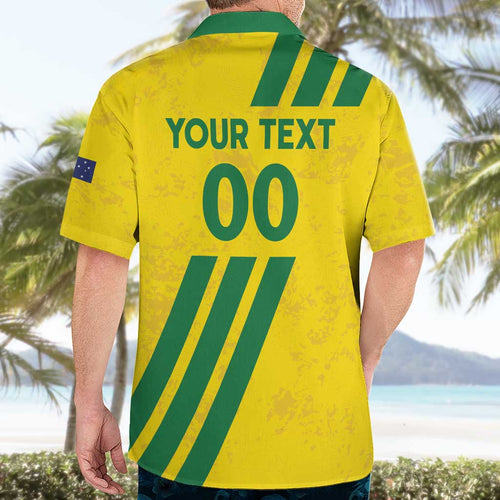 Custom Soccer 2026 Australia Hawaiian Shirt Socceroos Go Glory