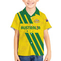 Custom Soccer 2026 Australia Kid Hawaiian Shirt Socceroos Go Glory