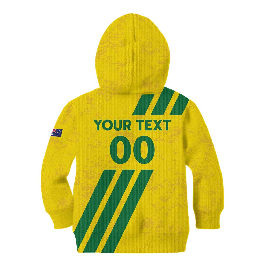 Custom Soccer 2026 Australia Kid Hoodie Socceroos Go Glory