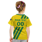 Custom Soccer 2026 Australia Kid T Shirt Socceroos Go Glory