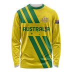 Custom Soccer 2026 Australia Long Sleeve Shirt Socceroos Go Glory