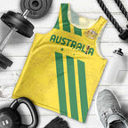 Custom Soccer 2026 Australia Men Tank Top Socceroos Go Glory