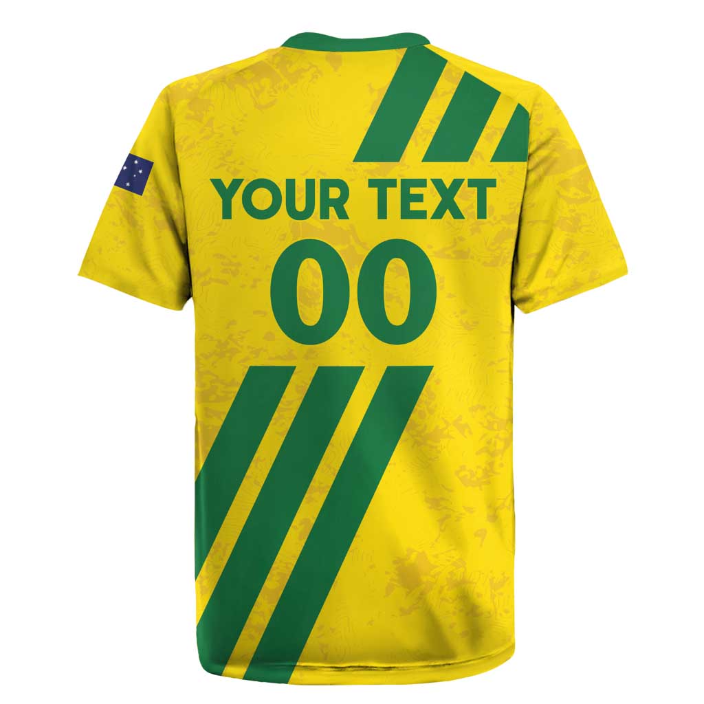 Custom Soccer 2026 Australia Rugby Jersey Socceroos Go Glory