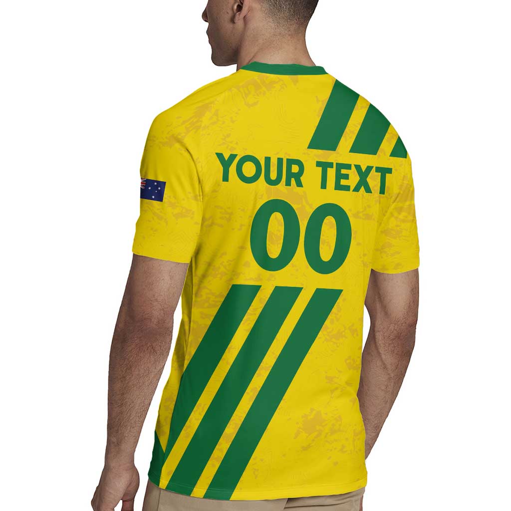 Custom Soccer 2026 Australia Rugby Jersey Socceroos Go Glory