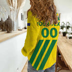 Custom Soccer 2026 Australia Women Casual Shirt Socceroos Go Glory