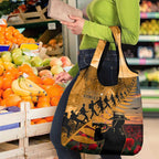 ANZAC Day 2024 Grocery Bag Silver Fern With A Trumpet Soldier
