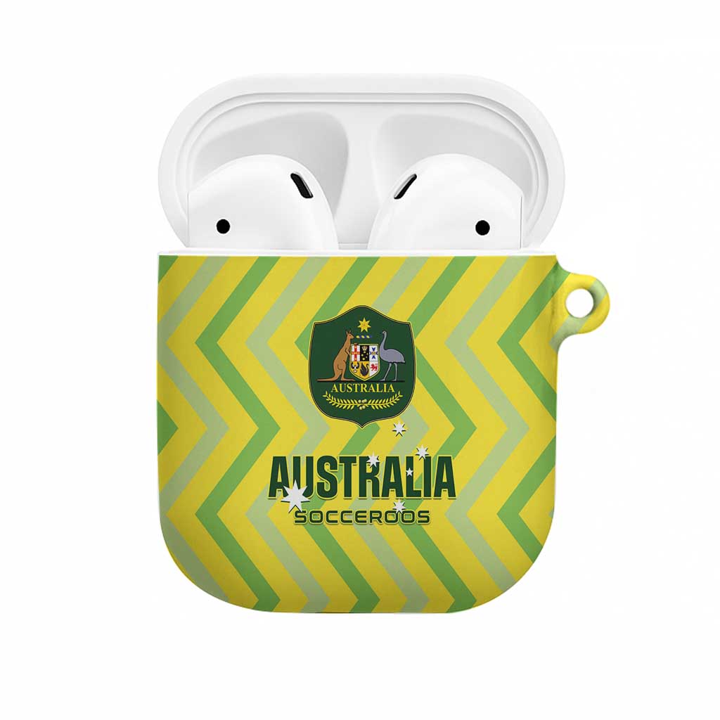 Australia Socceroos 2025 AirPods Case Forever Golden - Aussie Hoodie