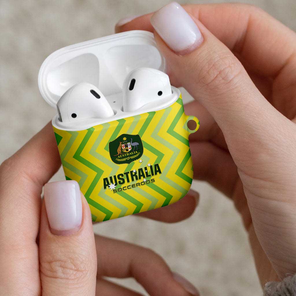 Australia Socceroos 2025 AirPods Case Forever Golden - Aussie Hoodie