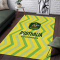 Australia Socceroos 2025 Area Rug Forever Golden - Aussie Hoodie