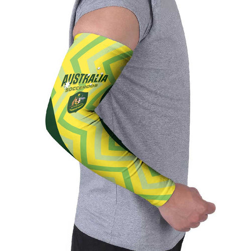 Custom Australia Socceroos 2025 Arm Sleeves Forever Golden - Aussie Hoodie
