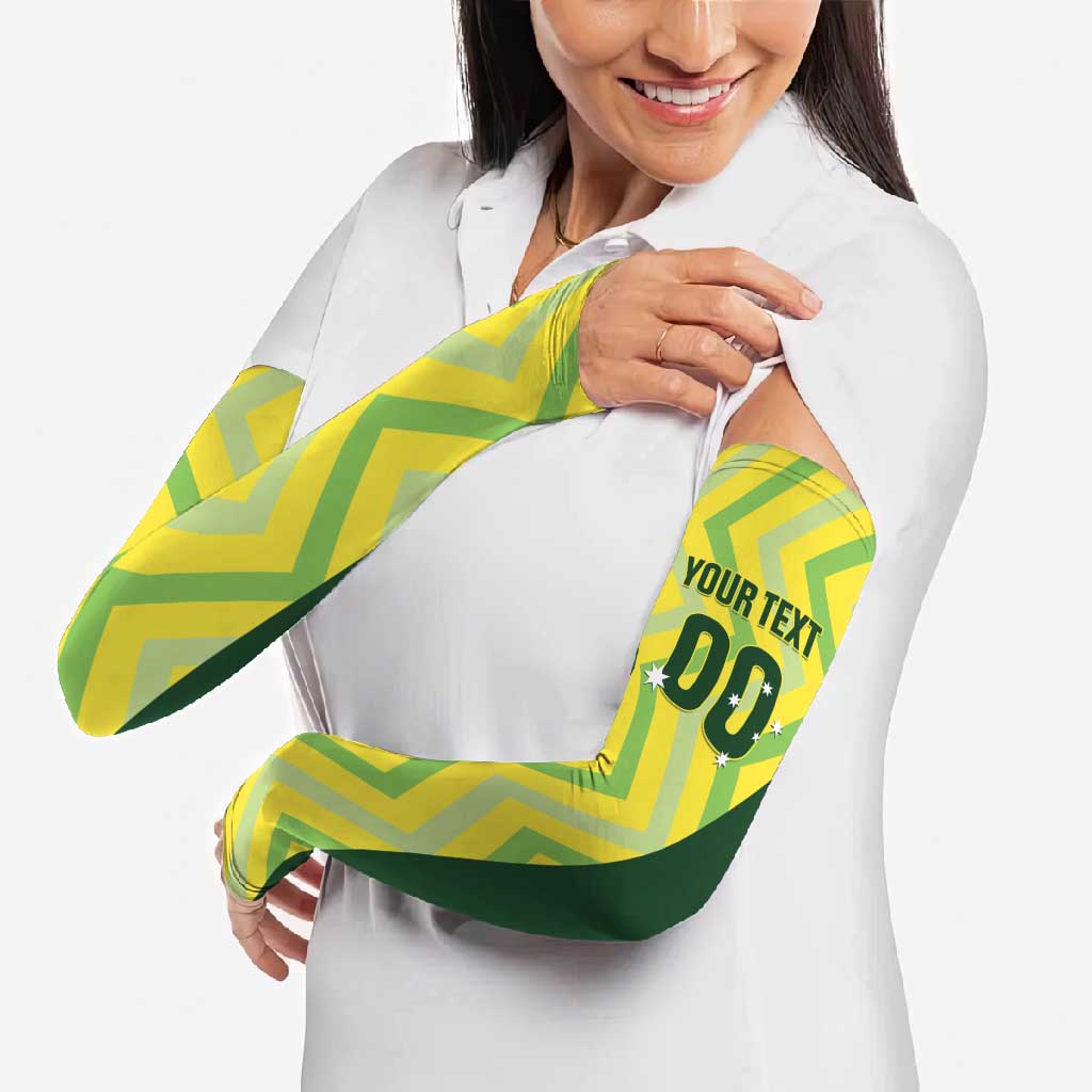 Custom Australia Socceroos 2025 Arm Sleeves Forever Golden - Aussie Hoodie