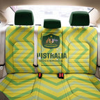 Australia Socceroos 2025 Back Car Seat Cover Forever Golden - Aussie Hoodie