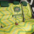 Australia Socceroos 2025 Back Car Seat Cover Forever Golden - Aussie Hoodie