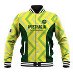 Custom Australia Socceroos 2025 Baseball Jacket Forever Golden - Aussie Hoodie