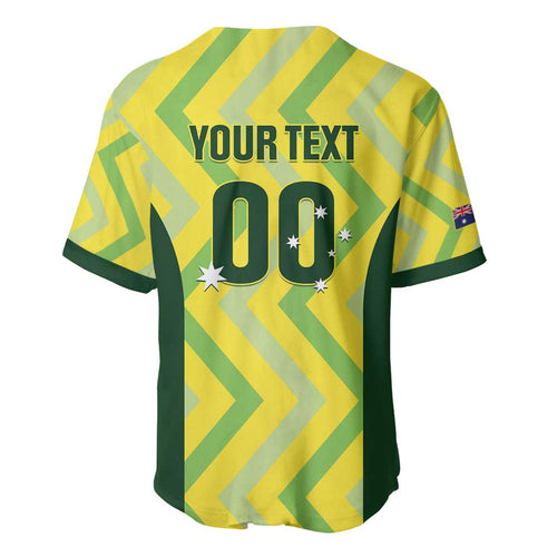 Custom Australia Socceroos 2025 Baseball Jersey Forever Golden - Aussie Hoodie