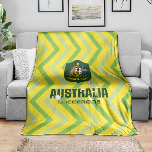 Australia Socceroos 2025 Blanket Forever Golden - Aussie Hoodie