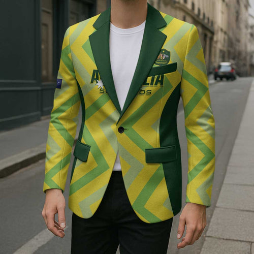 Custom Australia Socceroos 2025 Blazer Forever Golden - Aussie Hoodie