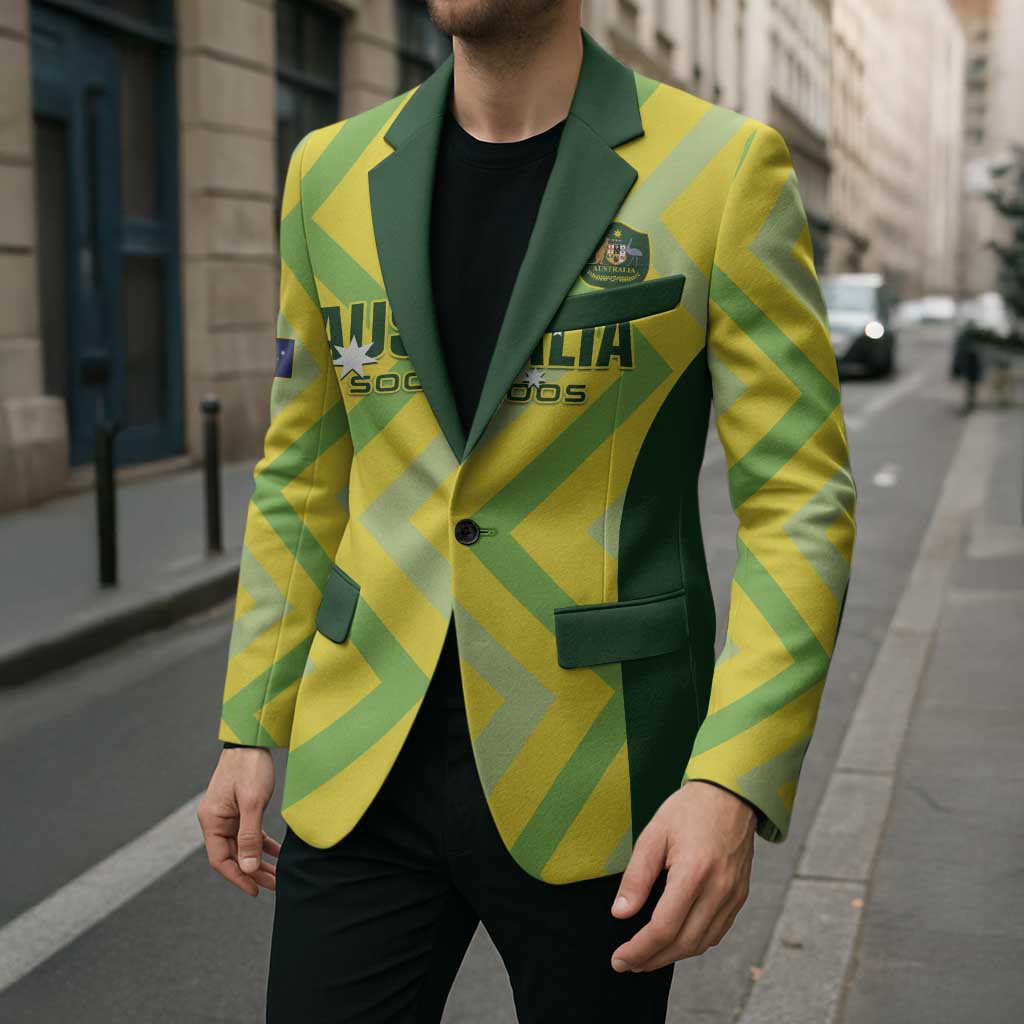 Custom Australia Socceroos 2025 Blazer Forever Golden - Aussie Hoodie