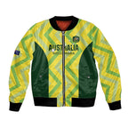 Custom Australia Socceroos 2025 Bomber Jacket Forever Golden - Aussie Hoodie