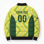 Custom Australia Socceroos 2025 Bomber Puffer Jacket Forever Golden - Aussie Hoodie