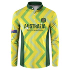 Custom Australia Socceroos 2025 Button Sweatshirt Forever Golden - Aussie Hoodie