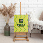 Australia Socceroos 2025 Canvas Wall Art Forever Golden - Aussie Hoodie