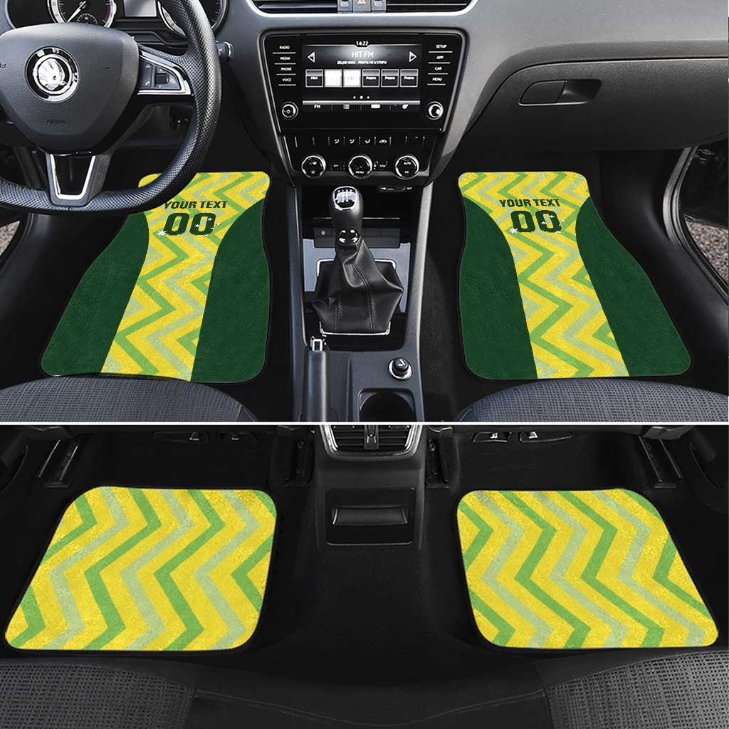 Custom Australia Socceroos 2025 Car Mats Forever Golden - Aussie Hoodie