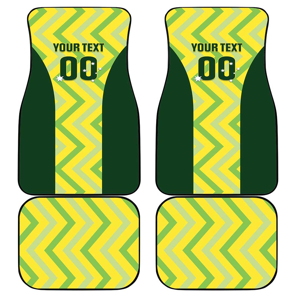 Custom Australia Socceroos 2025 Car Mats Forever Golden - Aussie Hoodie