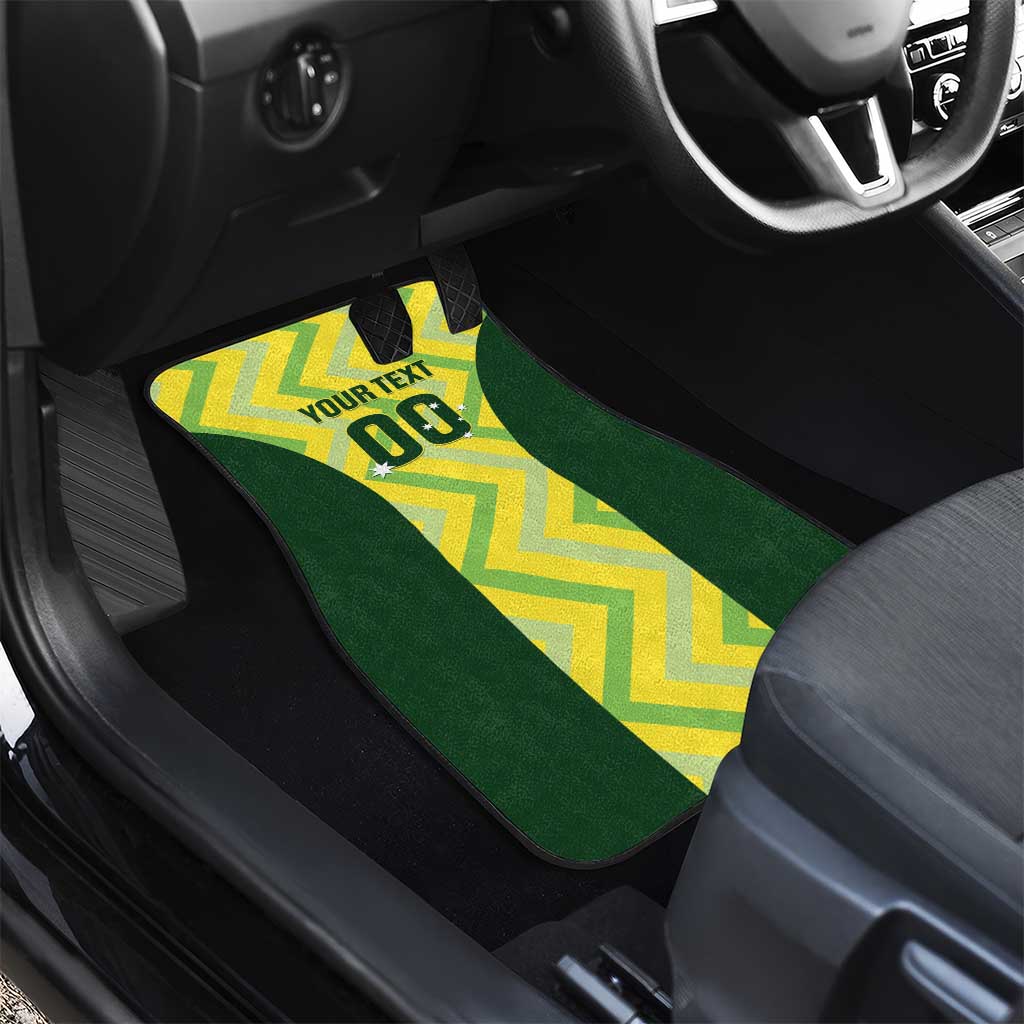 Custom Australia Socceroos 2025 Car Mats Forever Golden - Aussie Hoodie