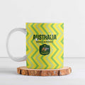 Custom Australia Socceroos 2025 Ceramic Mug Forever Golden - Aussie Hoodie