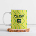 Custom Australia Socceroos 2025 Ceramic Mug Forever Golden - Aussie Hoodie