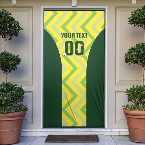 Custom Australia Socceroos 2025 Door Cover Forever Golden - Aussie Hoodie