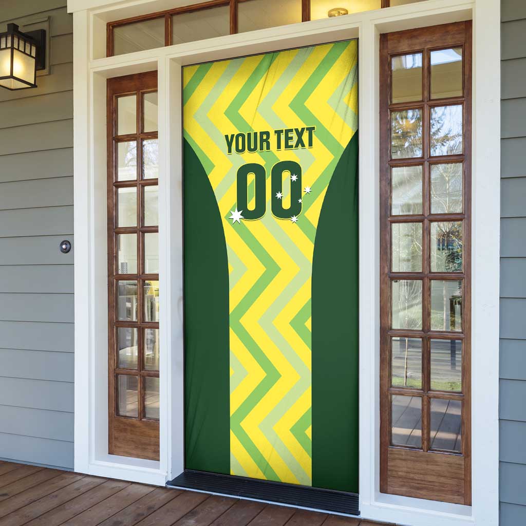 Custom Australia Socceroos 2025 Door Cover Forever Golden - Aussie Hoodie