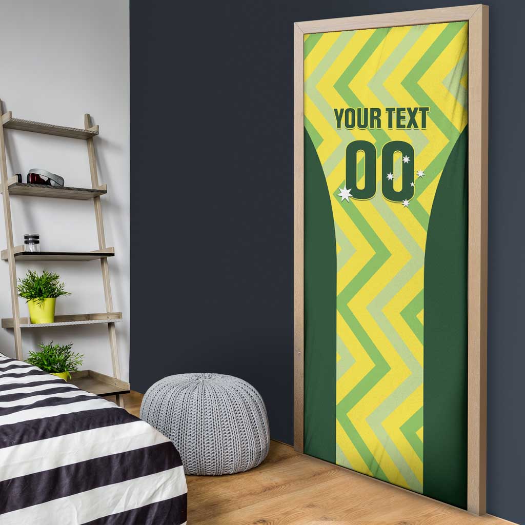 Custom Australia Socceroos 2025 Door Cover Forever Golden - Aussie Hoodie