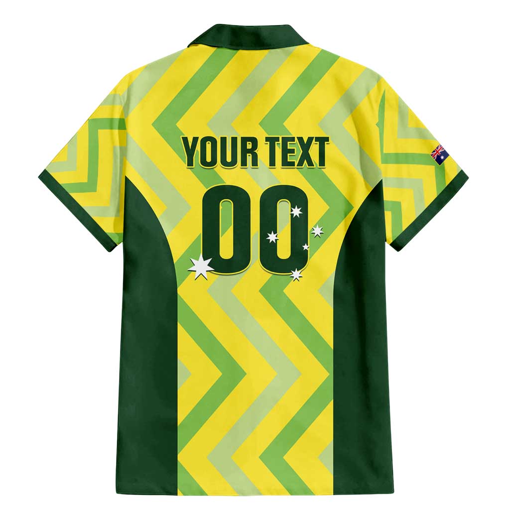 Custom Australia Socceroos 2025 Family Matching Mermaid Dress and Hawaiian Shirt Forever Golden - Aussie Hoodie