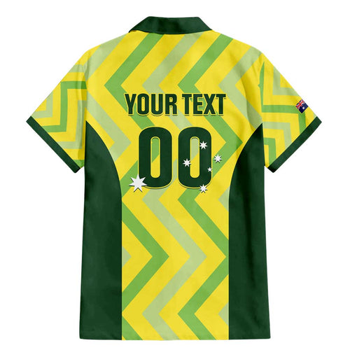 Custom Australia Socceroos 2025 Family Matching Mermaid Dress and Hawaiian Shirt Forever Golden - Aussie Hoodie